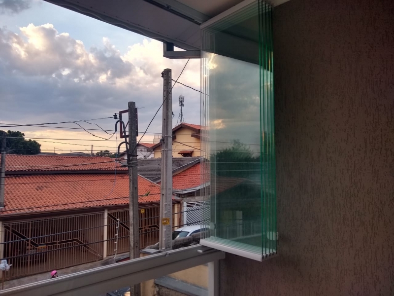Fechamento de Sacada com Vidro Preço Vila Ema - Fechamento de área com Vidro
