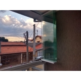 fechamento de sacada com vidro preço Vila Ema