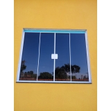 serviço de fechamento de janela com vidro Maresias